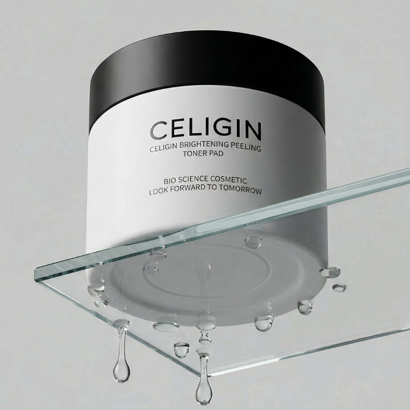 CELIGIN Brightening Peeling Toner Pad (50ml x 70ea) with CosCor 5,000ppm - Product view
