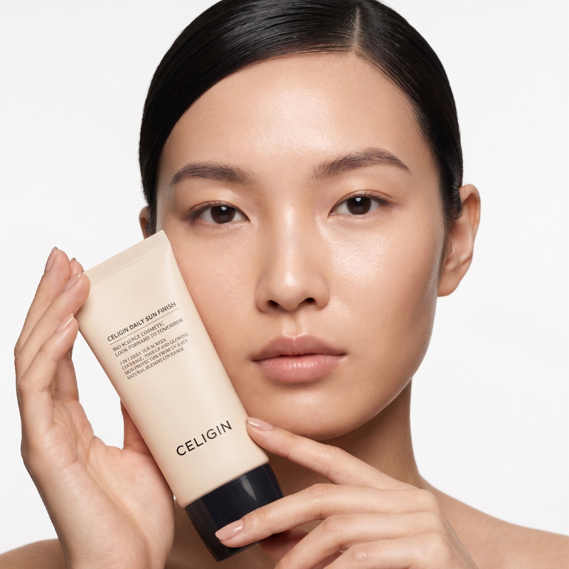 CELIGIN Daily Sun Finish (50ml) with CosCor 1,000ppm - Product view