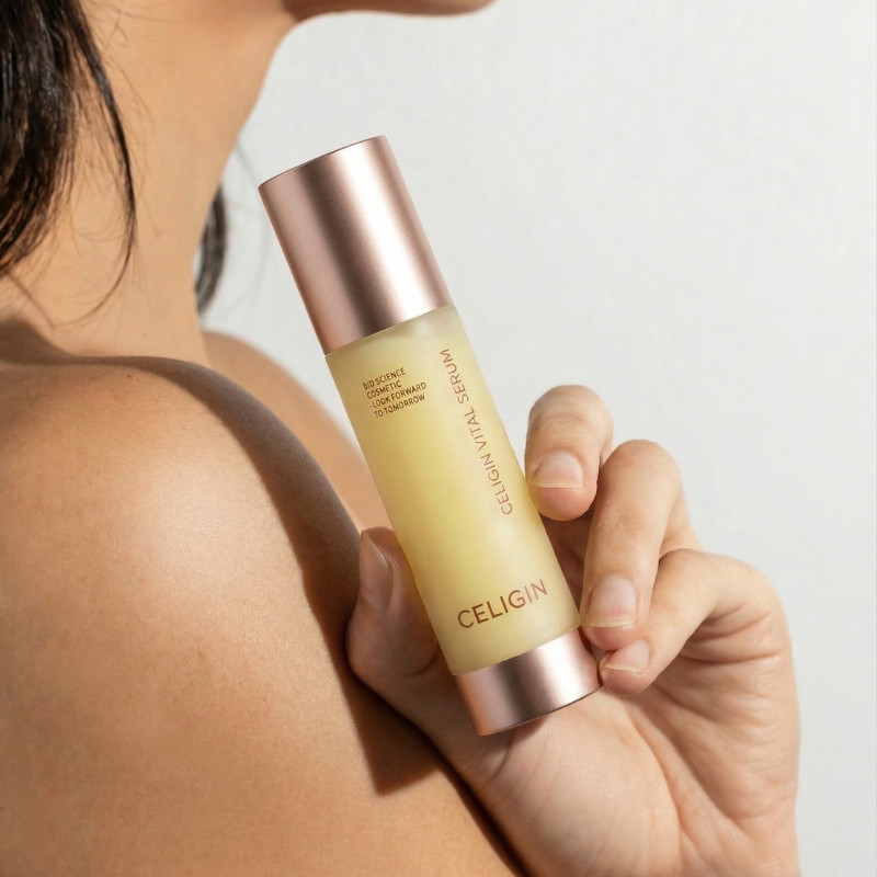CELIGIN Signature Cell Biome Duo (Cell-Up First Essence 50ml with CosCor 10,000ppm + Vital Serum 50ml with CosCor 30,000ppm) - Product view